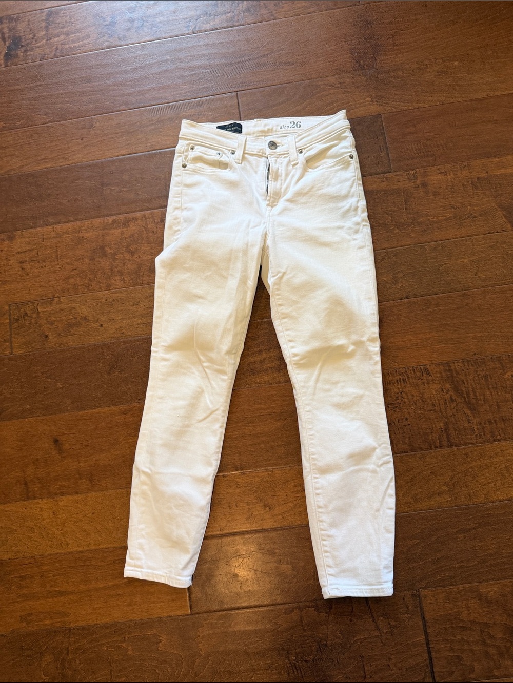 J. Crew White Skinny Jeans